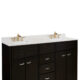 Altair 73" Stone effects Vanity Top in Milano White with White Sink 61073-CTP-MW - Image 5