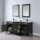 Altair Maribella 72" Double Bathroom Vanity Set in Rust Black and Carrara White Marble Countertop with Mirror  535072-RL-CA - Image 5