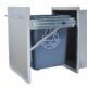 Sunstone Designer Series 18" W Trash Drawer with Self-Leveling Legs DE-TRD18 - Image 5