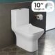 Swiss Madison Carre One Piece Square Toilet Dual Flush 1.1/1.6 gpf with 10" Rough In - SM-1T276 - Image 5