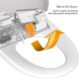 Vovo Stylement Electronic Smart Bidet Seat in White with Heated, Warm Dry and Water and LED Nightlight Functions, VB-3100SR - Image 5
