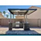 KoKoMo Aruba BBQ Island With 12' x 12' Pergola Built-In BBQ Grill - Image 5