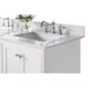 Ancerre Audrey 60" Bathroom Vanity Set in White with 24" Mirror VTSM-AUDREY-60-W-CW - Image 5