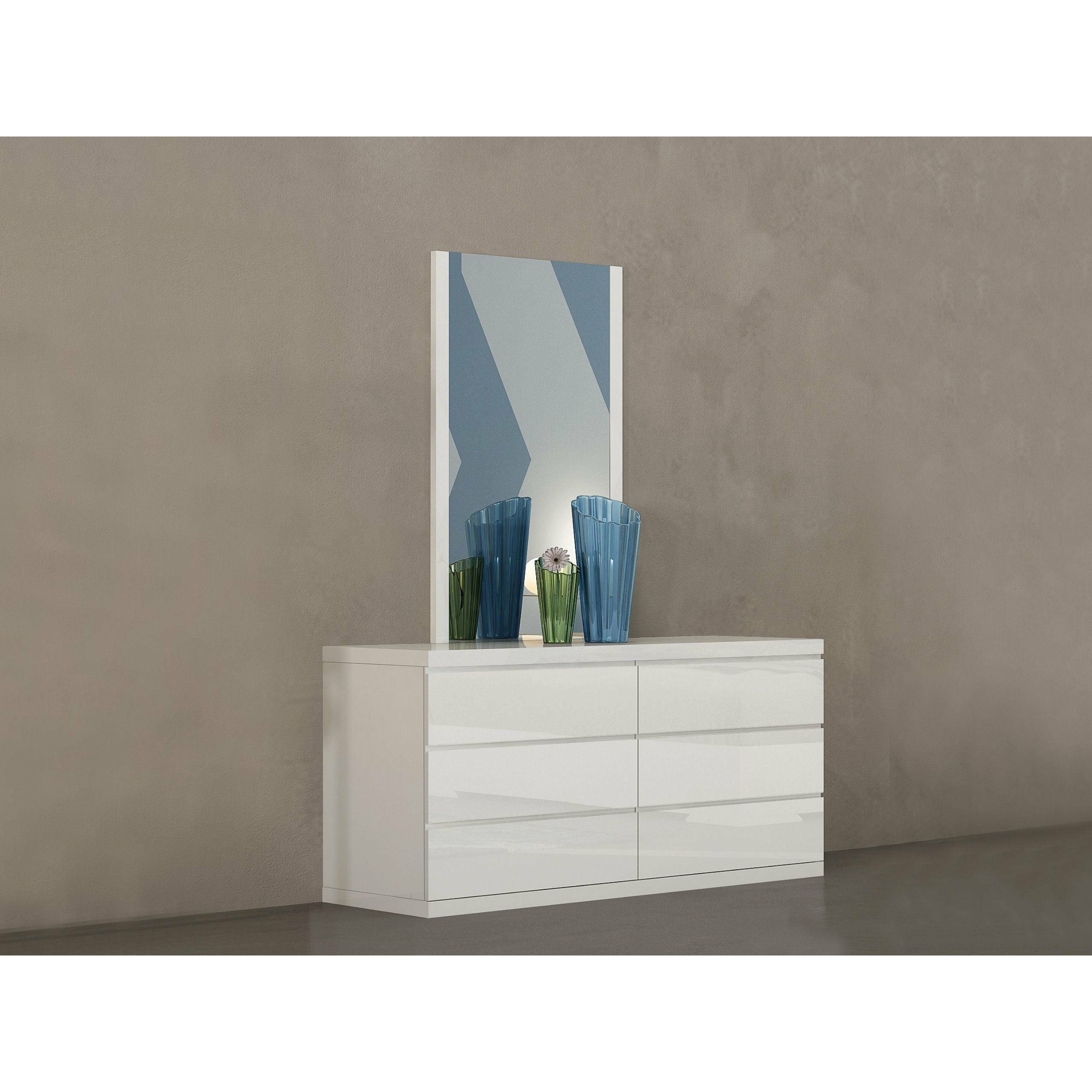 images Whiteline Modern Living - Anna Double Dresser DR1207D-WHT - Image 1