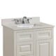 Altair 31" Stone effects Vanity Top in Milano White with White Sink 61031-CTP-MW - Image 5