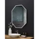 Ancerre Otto Octagon Black Framed Lighted Bathroom Vanity Mirror with Bluetooth and Digital Display - Image 6