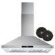 Cosmo 30'' Ducted Range Hood in Stainless Steel with Touch Controls, LED Lighting and Permanent Filters COS-63175S - Image 16