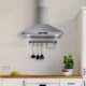 Cosmo 30'' Ducted Range Hood in Stainless Steel with Touch Controls, LED Lighting and Permanent Filters COS-63175S - Image 2