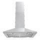Cosmo 24" Ducted Wall Mount Range Hood in Stainless Steel with LED Lighting and Permanent Filters COS-6324EWH