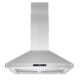 Cosmo 30" Ducted Island Range Hood with 3-Speed Fan