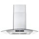 Cosmo 30"  Ducted Wall Mount Range Hood in Stainless Steel with Touch Controls, LED Lighting and Permanent Filters COS-668AS750