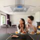 Cosmo 36"  Ductless Island Range Hood in Stainless Steel with LED Lighting and Carbon Filter Kit for Recirculating COS-668ICS900-DL - Image 2