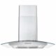 Cosmo 30'' Ducted Wall Mount Range Hood in Stainless Steel with Push Button Controls, LED Lighting and Permanent Filters COS-668WRC75