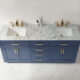 Altair Ivy 72" Double Bathroom Vanity Set in Royal Blue and Carrara White Marble Countertop with Mirror  531072-RB-CA - Image 6