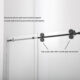 Vinnova Villena  68" W x 78" H Rectangle Single Sliding Frameless Shower Enclosure in Matt Black 312068+36P-MB - Image 7