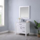 Altair Maribella 36" Single Bathroom Vanity Set in White and Carrara White Marble Countertop with Mirror 535036-WH-CA - Image 6