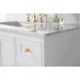Ancerre Audrey" Bathroom Vanity Set in White with 28" Mirror VTSM-AUDREY-48-W-CW-GD - Image 6