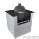 Sunstone 30" Kamado Hybrid Grill Base Cabinet - Image 7