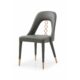 Whiteline Modern Living - Liza Dining Chair DC1710P-DGRY - Image 3