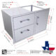 Sunstone Signature Series 36" Double Drawer Door Combo BA-DDC36 - Image 6