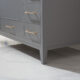 Altair Sutton 48" Single Bathroom Vanity Set in Gray and Carrara White Marble Countertop with Mirror  541048-GR-CA - Image 6