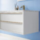 Altair Morgan 36" Single Bathroom Vanity Set in White and Composite Carrara White Stone Countertop with Mirror 534036-WH-AW - Image 6