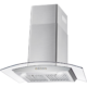 Cosmo 30" Ductless Wall Mount Range Hood in Stainless Steel with LED Lighting and Carbon Filter Kit for Recirculating COS-668A750-DL - Image 3