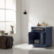 Altair Ivy 30" Single Bathroom Vanity Set in Royal Blue and Carrara White Marble Countertop with Mirror  531030-RB-CA - Image 6