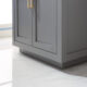Altair Ivy 30" Single Bathroom Vanity Set in Gray and Carrara White Marble Countertop with Mirror 531030-GR-CA - Image 5