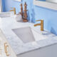 Altair Sutton 72" Double Bathroom Vanity Set in White and Carrara White Marble Countertop with Mirror  541072-WH-CA - Image 6