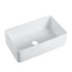 Altair Trento Glossy White Ceramic Rectangular 33" L x 19.7" W Vessel Bathroom Sink  271033-KS - Image 6
