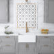 Altair  Porcelain Vitreous China 24" L x 18" W Farmhouse Sink 241024-KS - Image 6