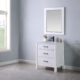 Altair Maribella 30" Single Bathroom Vanity Set in White and Carrara White Marble Countertop with Mirror 535030-WH-CA - Image 6
