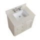 Altair 31" Stone effects Vanity Top in Milano White with White Sink 61031-CTP-MW - Image 6