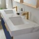 Vinnova Alicante 60" Vanity in Classic Blue with White Sintered Stone Countertop and undermount sink With Mirror  701460-CB-SMB - Image 6
