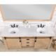 Vinnova Cortes 72" Double Sink Bath Vanity in Weathered Pine with White Composite Countertop and Mirror  701772-WP-WS - Image 6