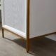 Vinnova Granada 24" Vanity in White with White Composite Grain Stone Countertop With Mirror  736024-WH-GW - Image 7