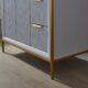 Vinnova Granada 36" Vanity in Paris Grey with White Composite Grain Stone Countertop With Mirror  736036-PG-GW - Image 8