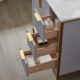 Vinnova Granada 36" Vanity in Paris Grey with White Composite Grain Stone Countertop With Mirror  736036-PG-GW - Image 9