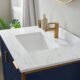 Vinnova Granada 36" Vanity in Royal Blue with White Composite Grain Stone Countertop With Mirror  736036-RB-GW - Image 17