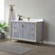 Vinnova Granada 48" Vanity in Paris Grey with White Composite Grain Stone Countertop With Mirror  736048-PG-GW - Image 12