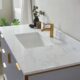 Vinnova Granada 48" Vanity in Paris Grey with White Composite Grain Stone Countertop With Mirror  736048-PG-GW - Image 16