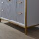 Vinnova Granada 48" Vanity in Paris Grey with White Composite Grain Stone Countertop With Mirror  736048-PG-GW - Image 7