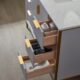 Vinnova Granada 48" Vanity in Paris Grey with White Composite Grain Stone Countertop With Mirror  736048-PG-GW - Image 8