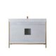 Vinnova Granada 48" Vanity in White with White Composite Grain Stone Countertop With Mirror  736048-WH-GW - Image 17