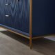 Vinnova Granada 60" Vanity in Royal Blue with White Composite Grain Stone Countertop With Mirror  736060-RB-GW - Image 17