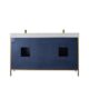 Vinnova Granada 60" Vanity in Royal Blue with White Composite Grain Stone Countertop With Mirror  736060-RB-GW - Image 19