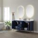 Vinnova Granada 60" Vanity in Royal Blue with White Composite Grain Stone Countertop With Mirror  736060-RB-GW - Image 4