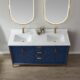 Vinnova Granada 60" Vanity in Royal Blue with White Composite Grain Stone Countertop With Mirror  736060-RB-GW - Image 5