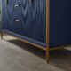 Vinnova Granada 60" Vanity in Royal Blue with White Composite Grain Stone Countertop With Mirror  736060-RB-GW - Image 7